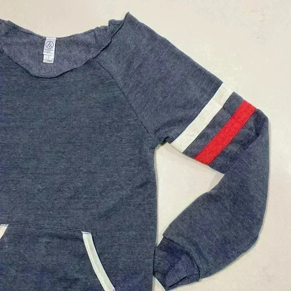 Women’s Alternative Apparel Cut-off Off the shoulder sweater - Picture 3 of 4